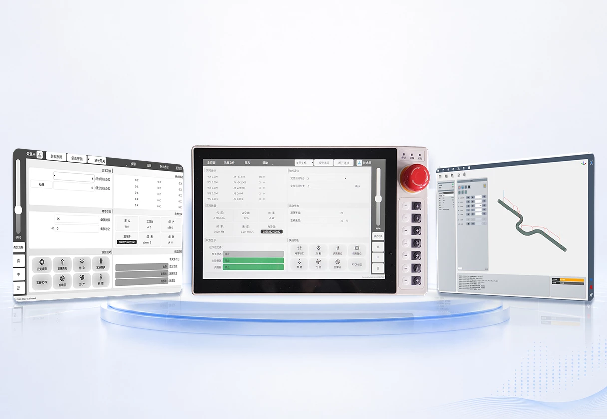Control and programming interfaces for 3D laser cutting